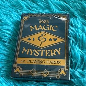 Disney D23 Magic & Mystery Playing Cards - Blue and Gold